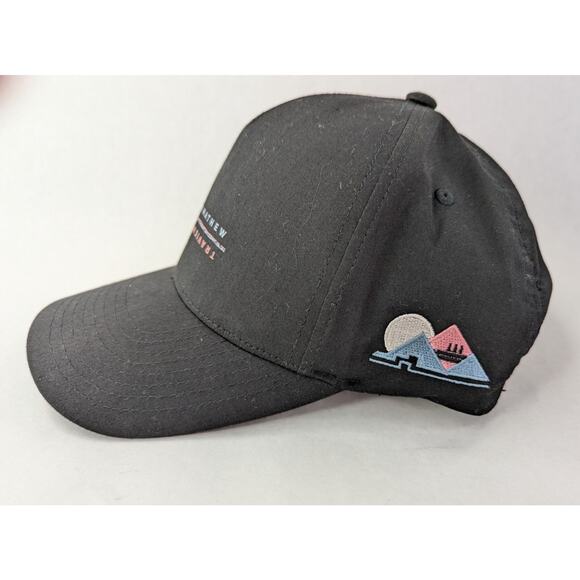 Travis Mathew Night on the Town FlexFit Tech Black Snapback Hat Men's OS | 1151 - Picture 3 of 6
